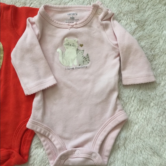 Carter’s long sleeve onesies - Picture 4 of 7